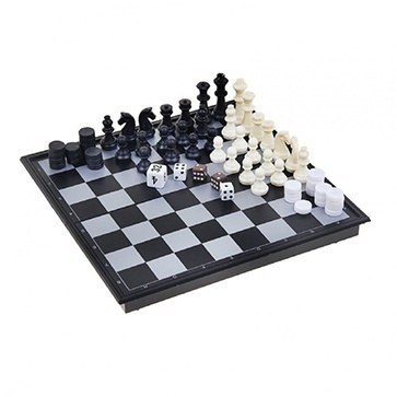 Наборы шахматы, шашки нарды 3 в 1